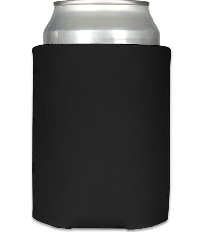 Full Color Photo Can Cooler - Black