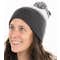 Sport-Tek Striped Pom Pom Beanie - Other View: 3