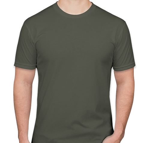 Next Level Jersey T-shirt - Color: Military Green