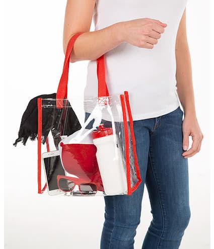 Clear Game Day Tote - Other View: 1
