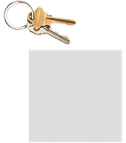 4 in. x 4 in. Square Static Stick Window Cling - Clear