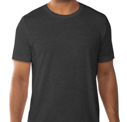 Bella + Canvas Jersey T-shirt - Color: Black Heather