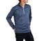 Adidas Brushed Terry Heather Quarter Zip Pullover - Other View: 1