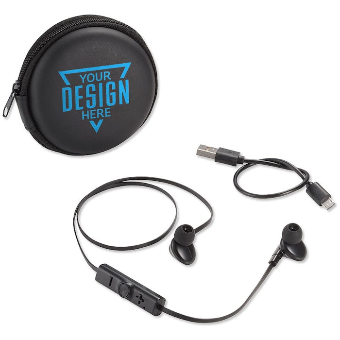 Sonic Bluetooth Earbuds and Carrying Case