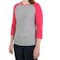 LAT Women's Baseball Raglan - Other View: 1