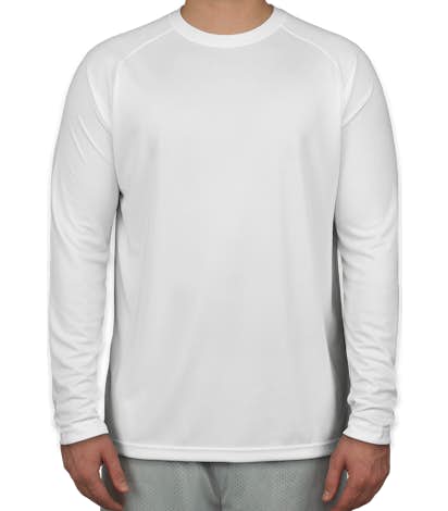 Sport-Tek Long Sleeve Performance Raglan - White