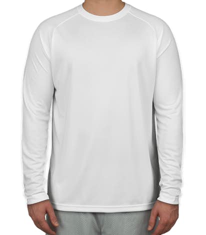 Sport-Tek Long Sleeve Performance Raglan - White