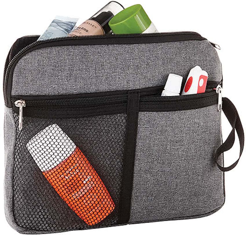 graphic travel pouch
