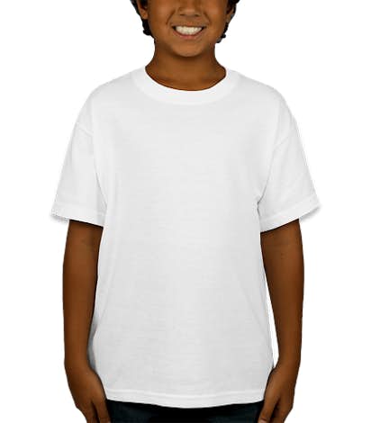 Canada - Gildan Youth DryBlend 50/50 T-shirt - White