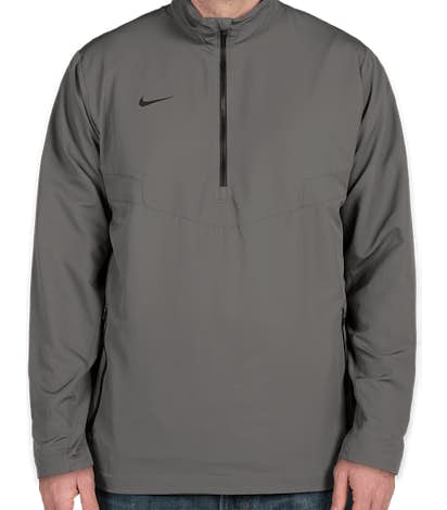 Nike Half Zip Windbreaker - Dark Grey / Black