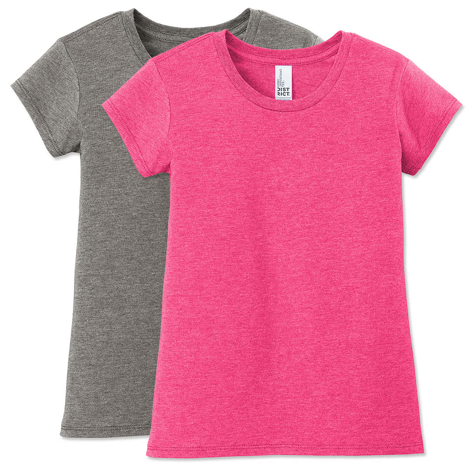 Custom District Youth Girls V.I.T. Tshirt Design Girls Online at