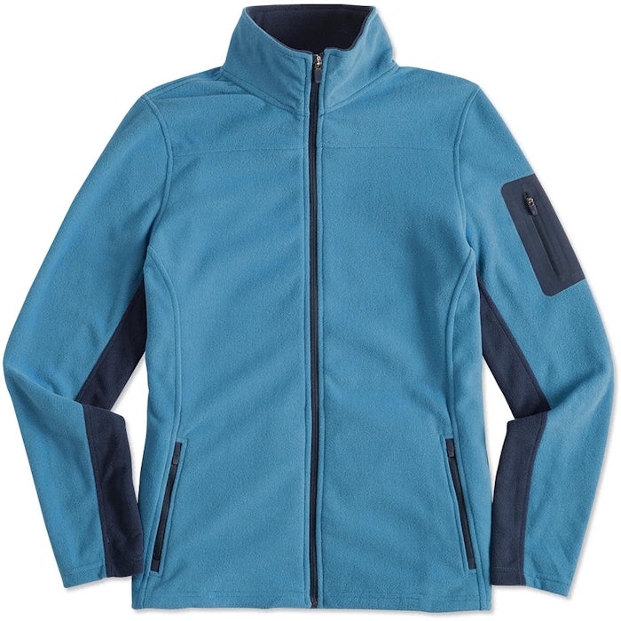 Port Authority Women's Colorblock Full Zip Microfleece Jacket