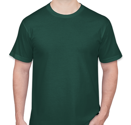 American Apparel USA-Made Jersey T-shirt - Color: Forest