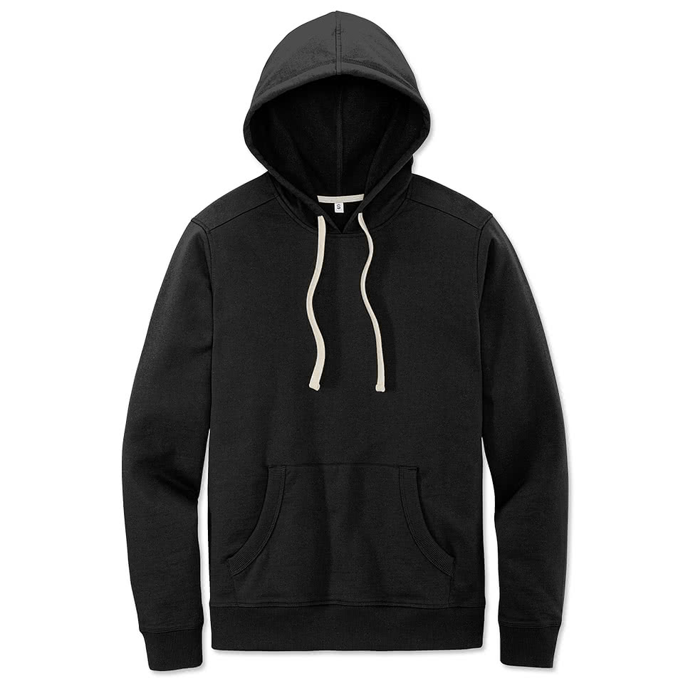 logo fleece pullover hoodie
