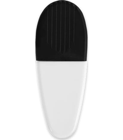 Magnetic Chip Clip with Grip - White / Black