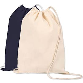 Lightweight 100% Cotton Drawstring Bag