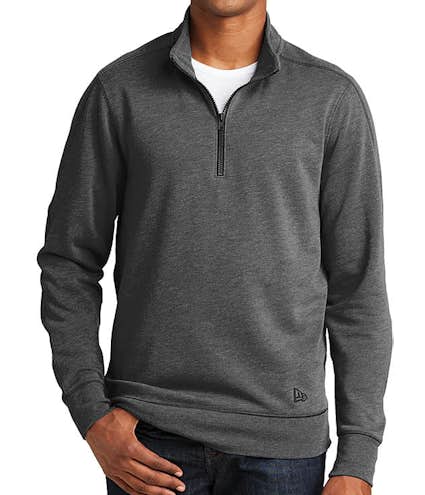 New Era Tri-Blend Quarter Zip Pullover - Other View: 1