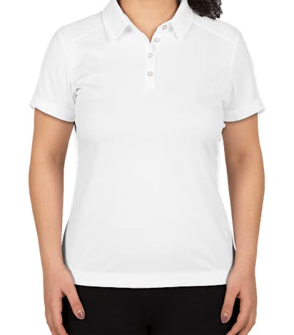 Nike Golf Women's Pebble Textured Performance Polo - White