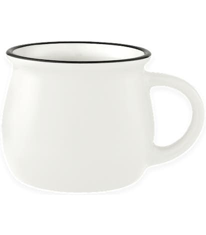 14 oz. Two-Tone Tulip Mug - White