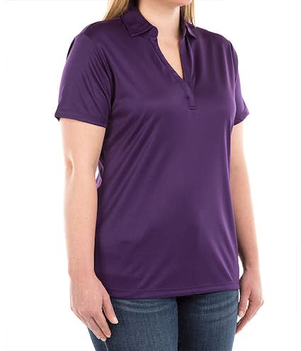 Port Authority Women's Silk Touch Performance Polo - Screen Printed - Other View: 1
