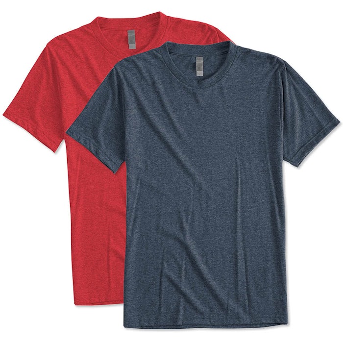 Custom Next Level USA-Made Tri-Blend T-shirt - Design Short Sleeve T ...