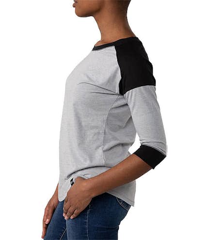 New Era Women's Heritage Blend Baseball Raglan - Other View: 6