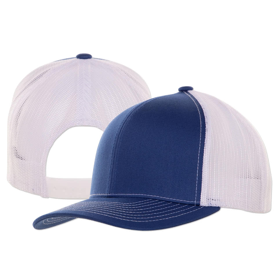 Custom Pacific Headwear Contrast Stitch Snapback Trucker Hat - Design ...