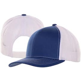 Pacific Headwear Contrast Stitch Snapback Trucker Hat