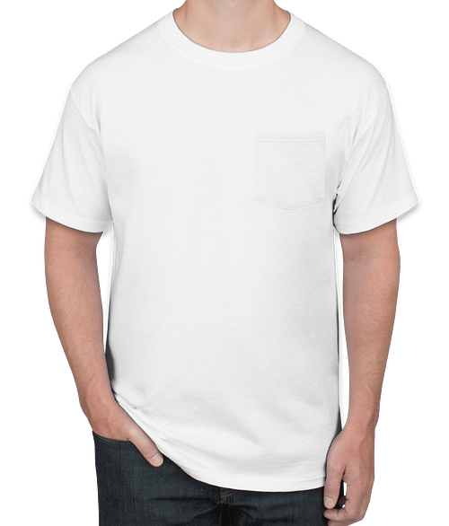 custom ink pocket tee