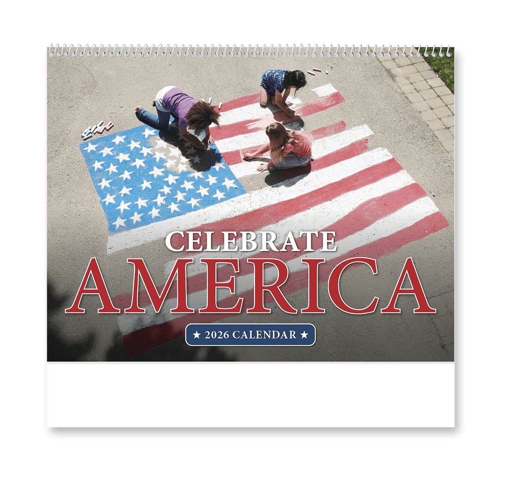 Celebrate America Spiral Monthly Calendar-default