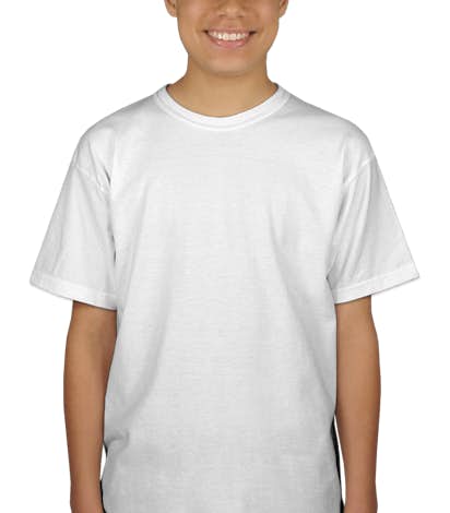 Gildan Youth 100% Cotton T-shirt - White