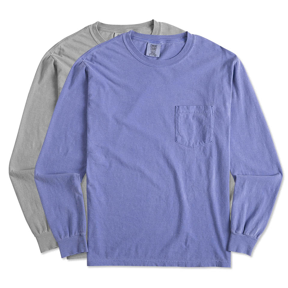 Buy > long sleeve pocket tee shirts > in stock