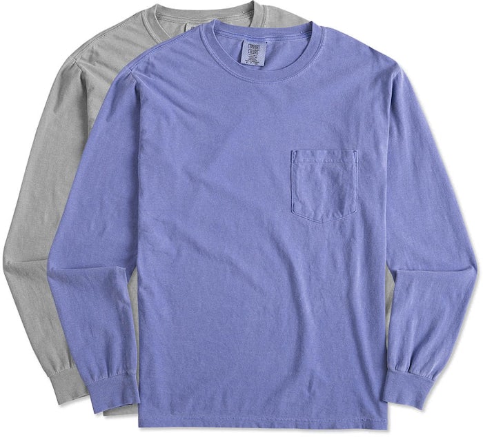 Design Comfort Colors Long Pocket T-Shirt Online at CustomInk