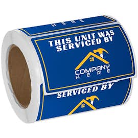 Full Color 5 in. x 3 in. Outdoor Rectangle Roll Labels (500 per roll)