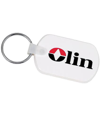 Rectangular Soft Keychain - Other View: 1