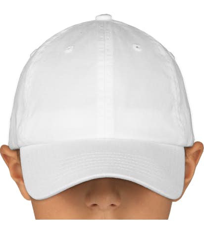 Canada - Valucap Youth Bio-Washed Hat - White