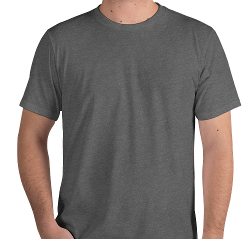 Royal Apparel Organic Eco 50/50 USA T-shirt - Color: Heather Ash