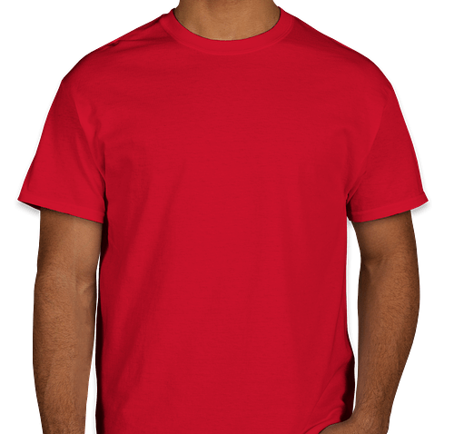 Gildan 100% Cotton T-shirt - Color: Red