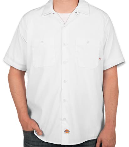 Dickies Lightweight Industrial Work Shirt - White