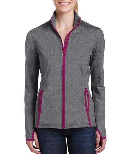 Sport-Tek Women's Sport-Wick Stretch Full Zip Jacket - Other View: 4