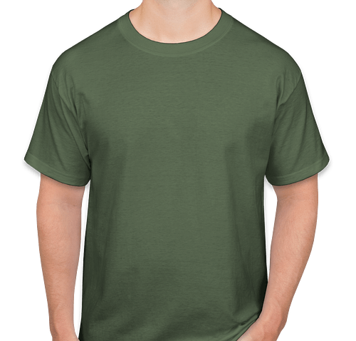 Hanes Tagless T-shirt - Color: Fatigue Green