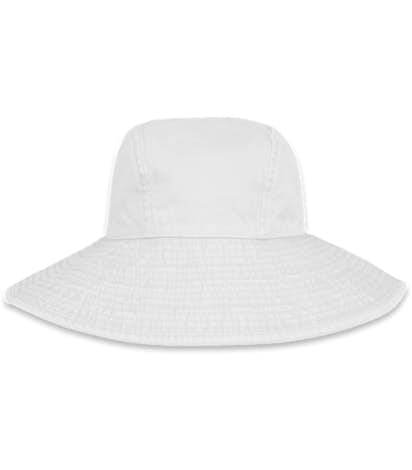 Adams Women's Pigment Dyed Wide Brim Hat - White