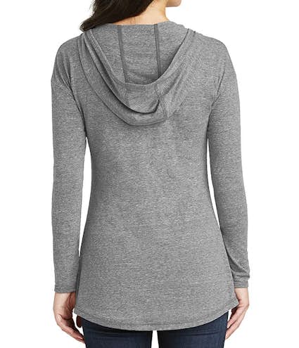 New Era Women's Tri-Blend Long Sleeve Hooded Performance Shirt - Other View: 2