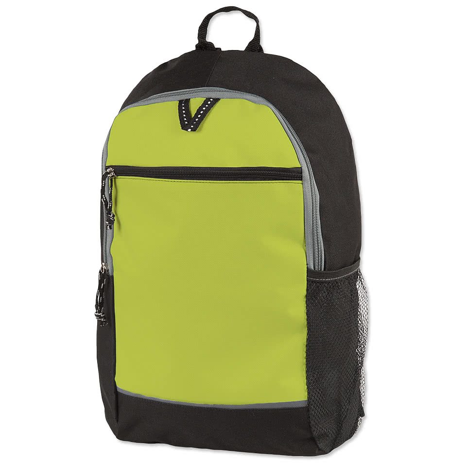 mesh pocket backpack