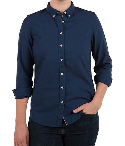 Tommy Hilfiger Women's England Solid Oxford Shirt - Other View: 1