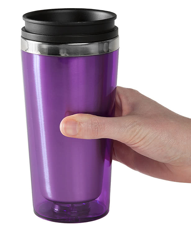 Design Custom Printed 16 oz. Steel City Insulated Travel Mugs Online at