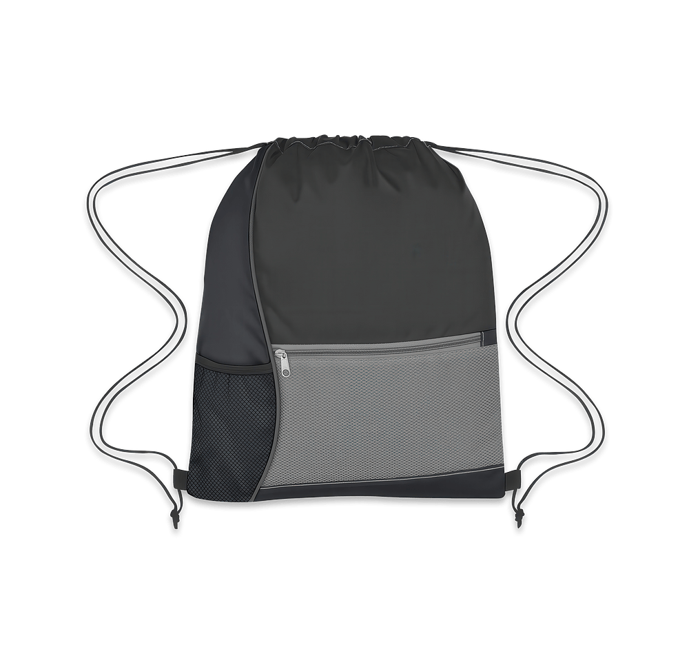 Color Block Sports Pack Drawstring Bag