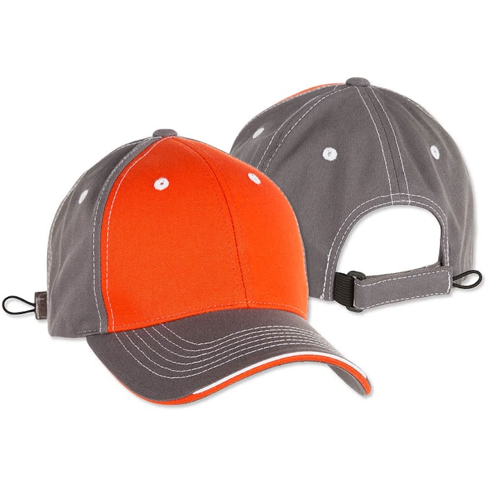 Sportsman Tri-Color Contrast Stitched Hat