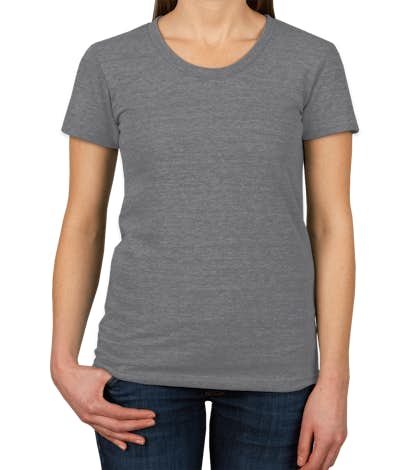 American Apparel Juniors Tri-Blend T-shirt - Athletic Grey