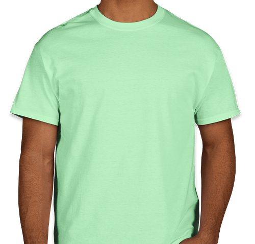 Gildan 100% Cotton T-shirt - Color: Mint Green